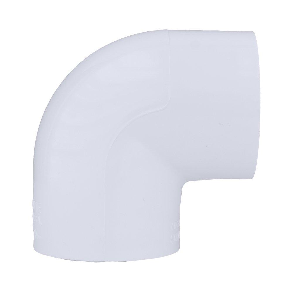 White PVC Schedule 40 90&deg; Elbow 