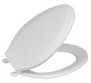 Sanderson Plumbing White Plastic Elongated Closed Front Toilet Seat 