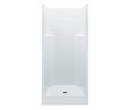 Aquatic White 37-1/4 x 36 x 73-1/4 in. Alcove Shower Unit 
