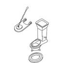 Flush Valve Kit for Kohler GP83064 1-Piece Toilets