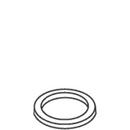 KOHLER Biscuit Gasket, 4.06 x 2.56 Id 