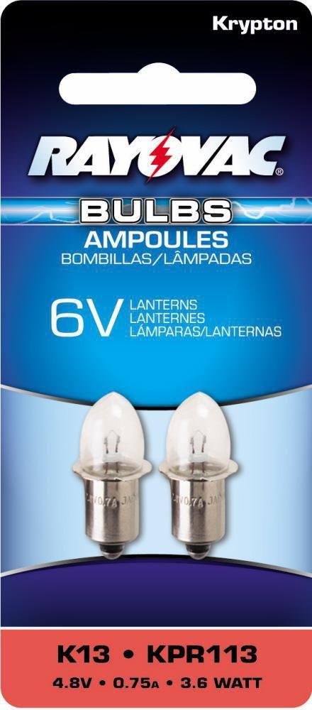 *NLA 2 BULB KRYPT W/FLG F/ 6-VOLT 