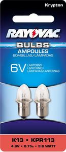 *NLA 2 BULB KRYPT W/FLG F/ 6-VOLT 