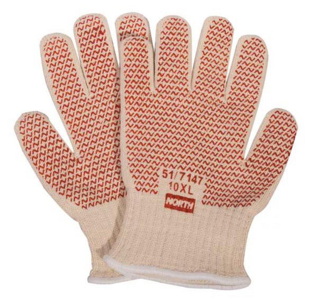 North Safety Products White Grip Mens Glove 