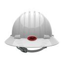 Evolution&reg; Deluxe 6141 White Full Brim Hard Hat 