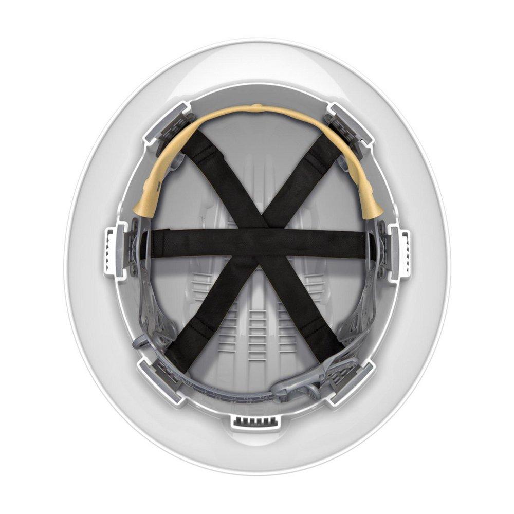 Evolution&reg; Deluxe 6141 White Full Brim Hard Hat 