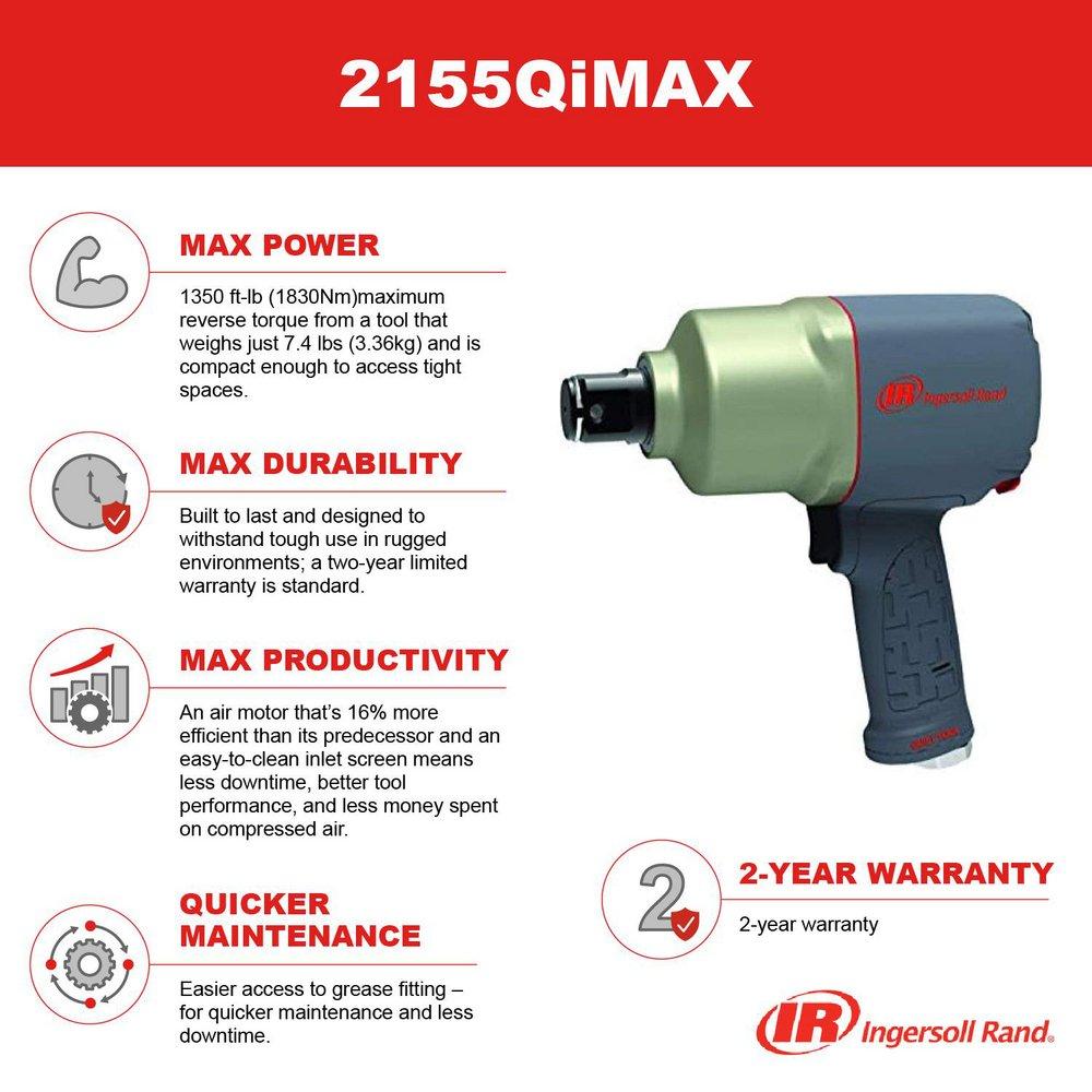 Ingersoll Rand Impact Wrench Bare Tool 