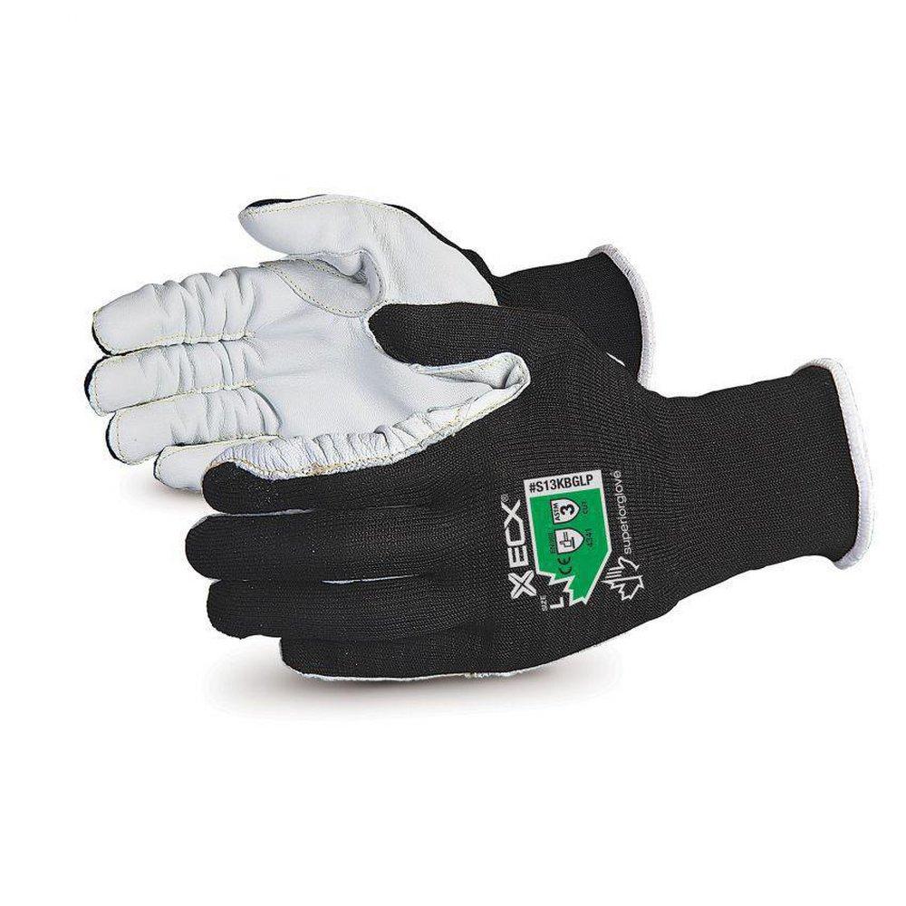 Superior Glove Works Knit Glove with Goat-Grain Palm 
