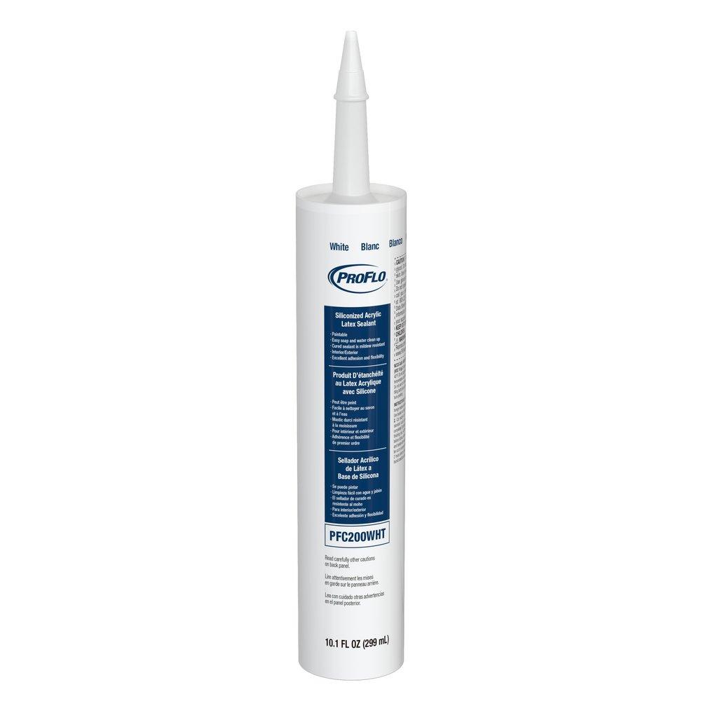 PROFLO® White Siliconized Acrylic Latex Caulk in White 