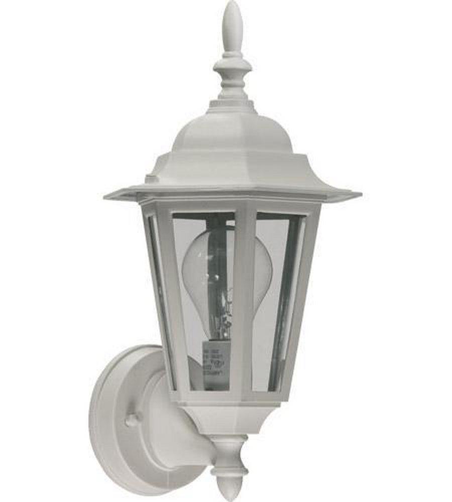 Quorum International White 8-1/2 in. Medium E-26 Base Wall Sconce 