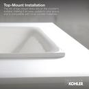 KOHLER Black Black Undermount Basin 
