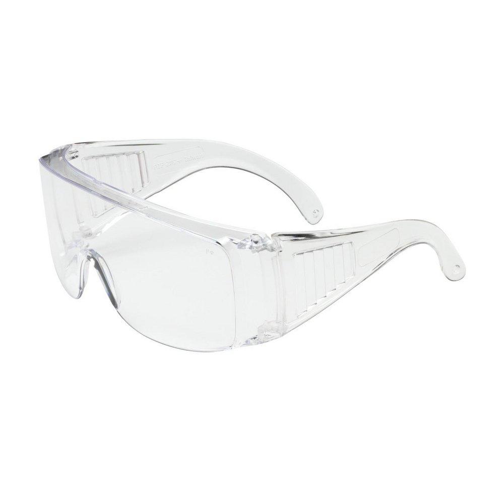 The Scout&trade; Clear Anti-Scratch OTG Rimless Safety Glasses 