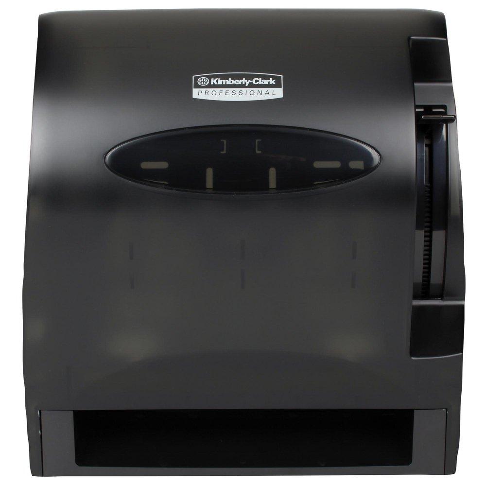 Kimberly Clark Smoke Grey Automatic Lever Hard Roll Towel Dispenser 