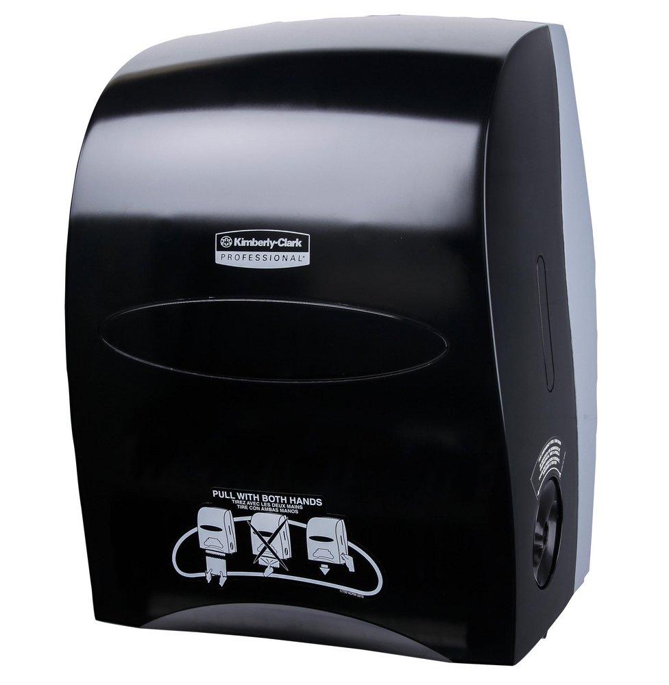 Kimberly Clark Smoke Grey Touch-Free Dispensing Hard Roll Towel Dispenser 