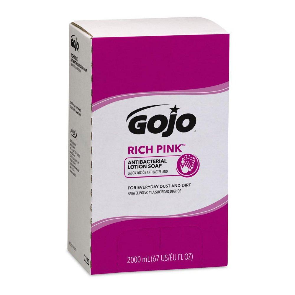 GOJO Pink Antibacterial Lotion Soap Refill 