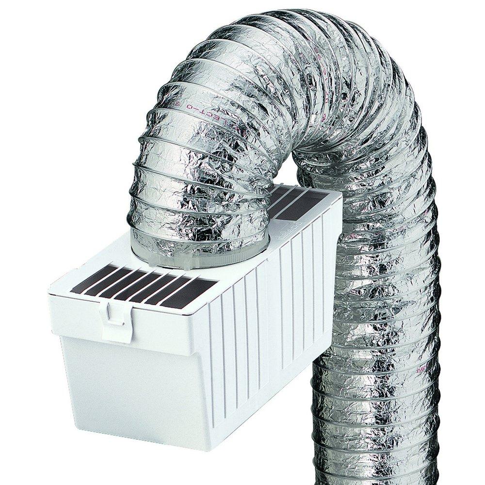 Deflecto White 3-7/8 x 10-5/8 in. Dryer Venting Kit 