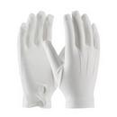 L Size Plastic Men Glove in White