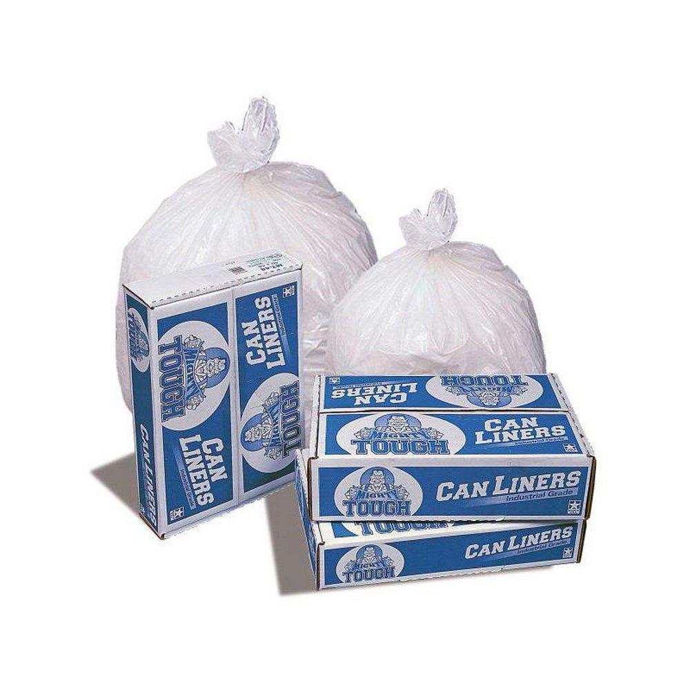 Pitt Plastics White 33 in. 0.85 mil Can Liner Roll 