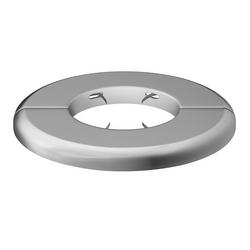 4 in. Steel IPS Heavy Guage Floor/Ceiling Plate Escutcheon in Chrome Plated