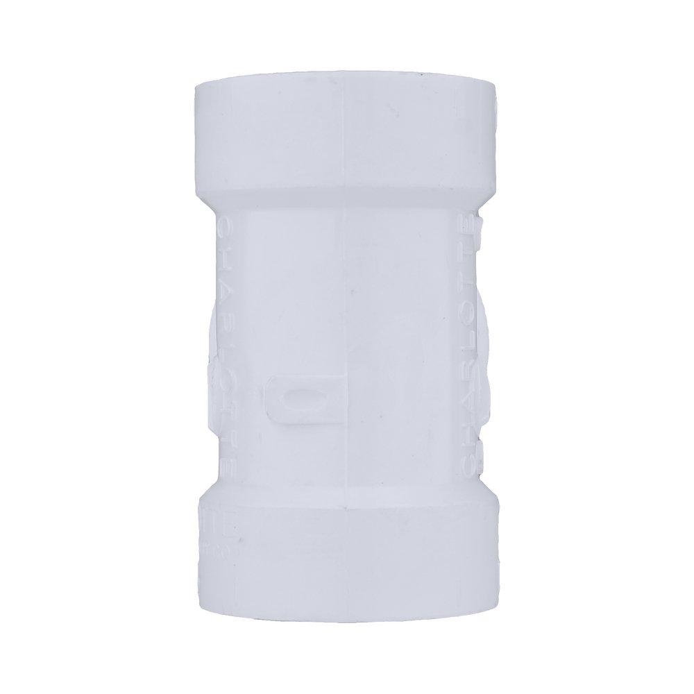 White PVC DWV Vent Tee 
