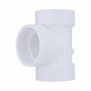 White PVC DWV Vent Tee 