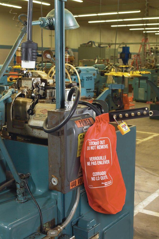 Master Lock Red 1/4 in. Keyless Lockout in Red 