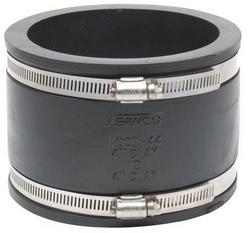 4 in. Clamp Plastic Coupling with Stainless Steel Band