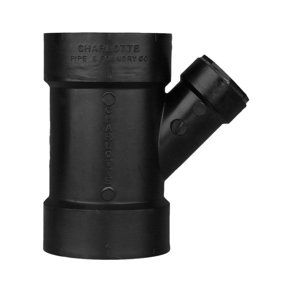 Black ABS DWV Wye 