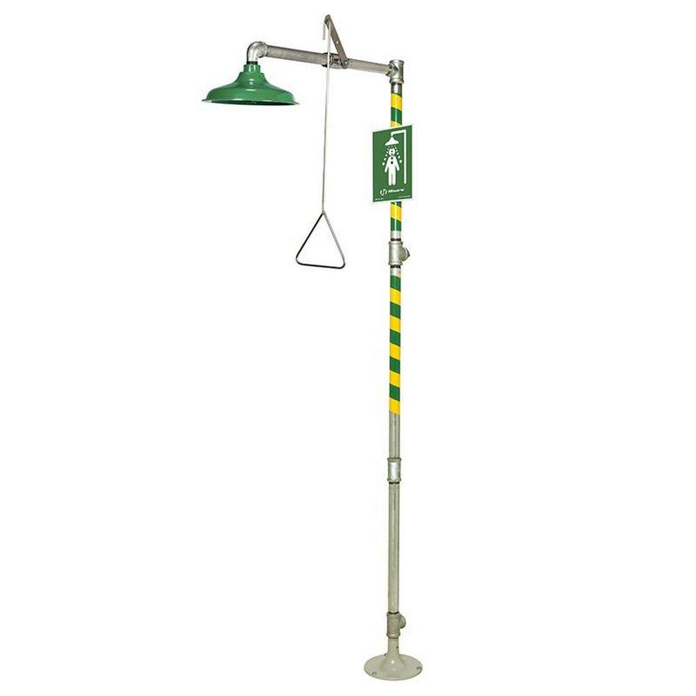 Haws&reg; Green Floor Mount Emergency Drench Shower 