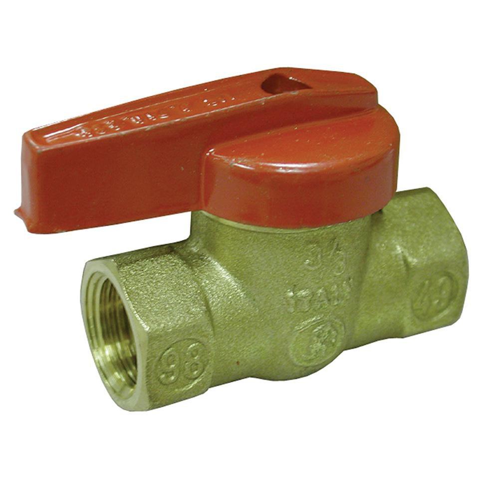 Jones Stephens Brass Forged Brass FIP Lever Handle Gas Ball Valve 
