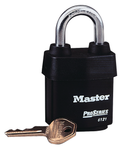 2-1/8 x 1-1/8 in. Weather Tough&reg; Laminated Steel Padlock Keyed Alike