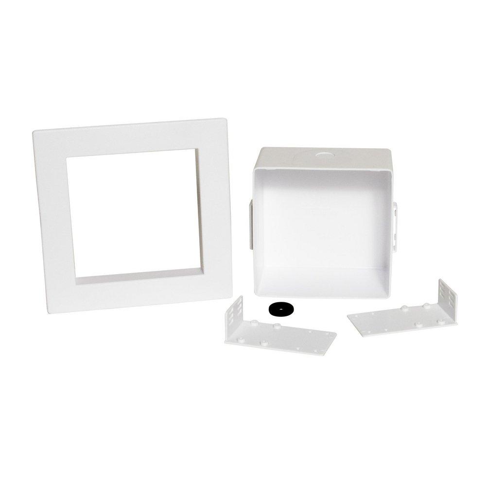 Oatey&reg; White 3-3/8 x 6 x 6 in. Supply Box 