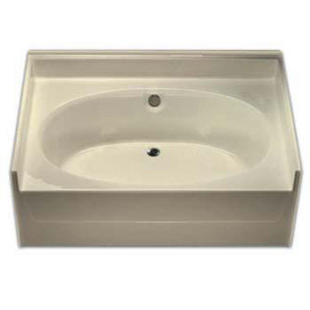 Aquarius Industries White 60 x 42 in. Fiberglass Oval Bathtub 
