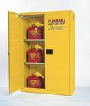 45 gal Safety Cabinet with 2-Door and Self-Closing in Yellow