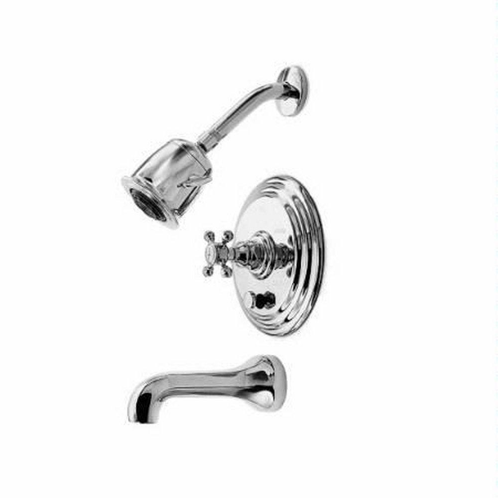 Newport Brass Polished Nickel - Natural Single Handle Single Function Bathtub & Shower Faucet  (Trim Only) 