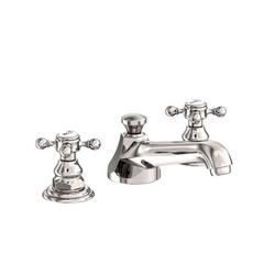 Two Handle Widespread Bathroom Sink Faucet in Polished Nickel - Natural