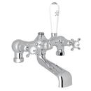 19 gpm Pressure Balancing Tub and Shower Trim with Double Cross Handle in Polished Chrome