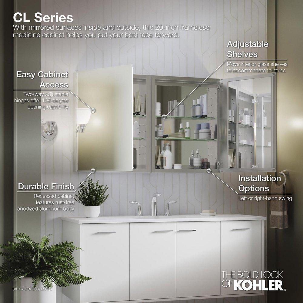 KOHLER Medicine Cabinet 26 in 