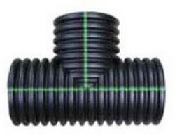 12 in. Plain End Fabricated Straight HDPE Tee