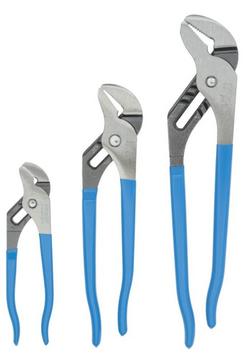 3 Piece Tongue and Groove Plier Set