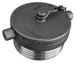 2-1/2 in. MHT Plug & Chain for Siamese Rough Brass