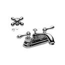 3-Hole Centerset Lavatory Faucet with Double Cross Handle in Polished Chrome