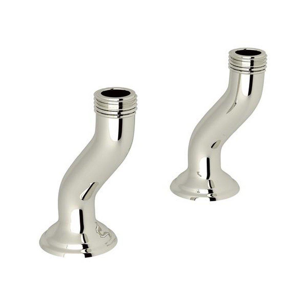 Perrin & Rowe&reg; Polished Nickel 4-1/2 in. Brass Deck Union for U.3530L, U.3531X, 3535L, U.3536X, U.3018LSP, U.3018LS and U.3019X Tub Fillers 