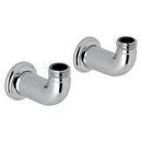 Perrin & Rowe&reg; Polished Chrome 2-3/4 in. Brass Wall Union 