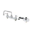 T&S Brass Chrome Plated Sink Faucet with Hose Spray 