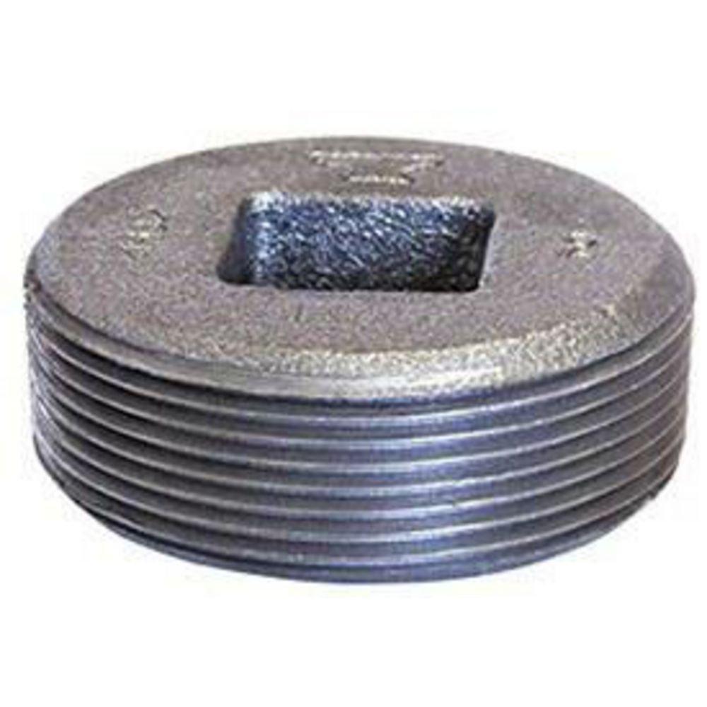 3/4 Black Cast Iron Countersunk PLUG 