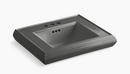 24 x 19-3/4 in. Rectangular Dual Mount Bathroom Sink in Thunder&trade; Grey