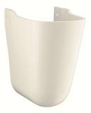 8 in. Vitreous China Shroud in Almond