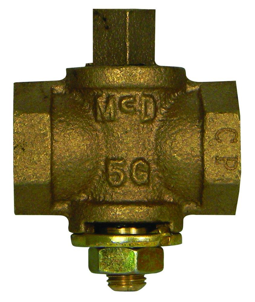 A.Y. McDonald Brass FNPT Square Operating Nut Plug Valve 