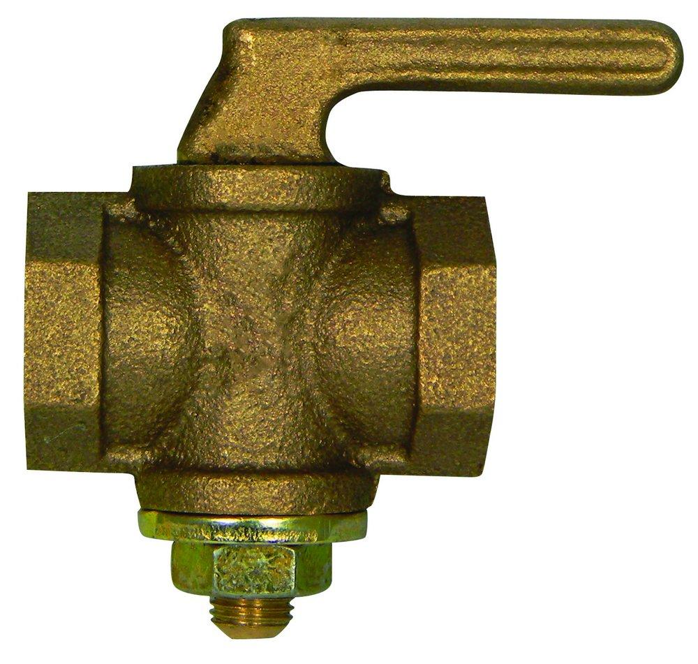 A.Y. McDonald Brass 2 psig FNPT Lever Handle Plug Valve 
